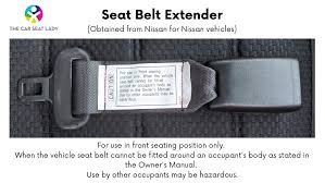 The Car Seat Ladyseat Belt Extenders