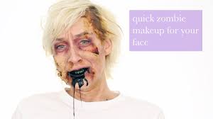 last minute costume zombie makeup