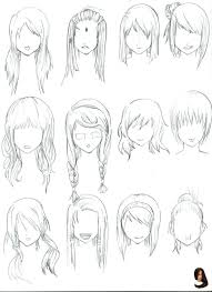 Another picture of short hairstyles anime: Albums Drawings Easy Easy Hairstyles Drawing Explore Girls Hair Short 28 Albums Of Easy Drawings Of Girls Wi How To Draw Hair Anime Drawings Manga Hair