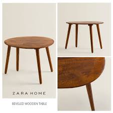 Beveled Wooden Table Furniture