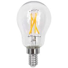 40 Watt Equivalent Clear 4 5w Led Dimmable E12 Base Bulb 60v40 Lamps Plus