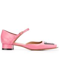 Marni Mid Heel Pumps Pink Products In 2019 Pumps Heels