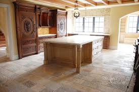 kitchen stone floors terranean