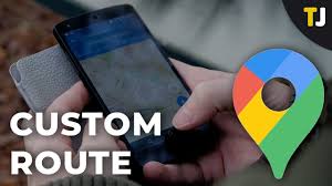 custom route in google maps