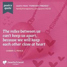 rhyming friendship poem forever friends
