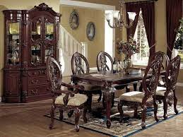 antique dining table design in