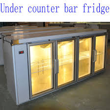 Under Counter Bar Fridge Of 3 Glass