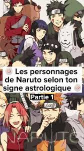 Les personnages de Naruto selon ton signe astrologique | TikTok