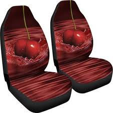 Cherry Car Seat Covers Set Of 2 Fruit