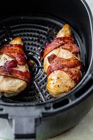 Chicken Wrapped In Bacon Air Fryer gambar png