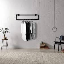 industrial style clothes rail tl 50 cm