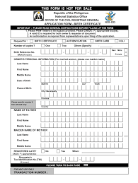 How to make psa birth certificate online. Psa Birth Certificate Form Fill Online Printable Fillable Blank Pdffiller