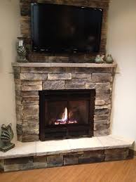 Electric Fireplace With Stone Mantel