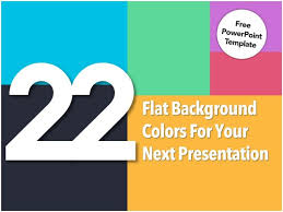22 Flat Background Colors For Your Presentation Free Powerpoint Temp