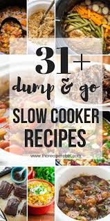 (via family food on the table) 19 Dump And Go Slow Cooker Recipes Crock Pot Dump Meals