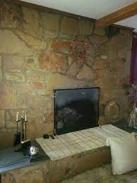 How To Update A Stone Facade Fireplace