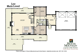 Lee Log Home Floor Plan Beaver Mountain