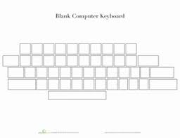 Blank Computer Keyboard Worksheet Education Com