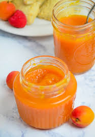 small batch apricot jam home in the