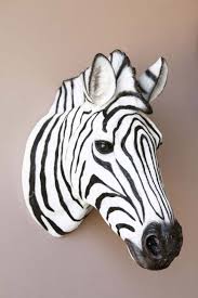 Zebra Head Wall Decor Save 53