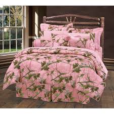 hunters pink camo comforter set king