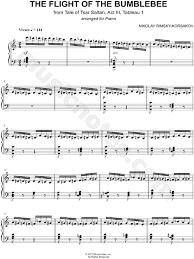 Other versions of this composition. Nikolai Rimsky Korsakov The Flight Of The Bumblebee Sheet Music Piano Solo In A Minor Download Print Sku Mn0172905