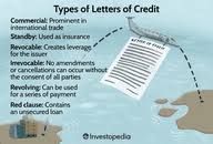 letter of credit what it is exles