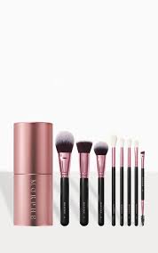 rose 8 piece rose gold brush set