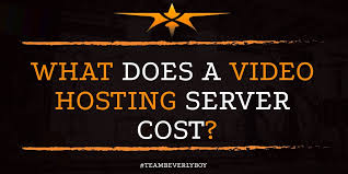 Jul 20, 2020 · hosting a server in your own home. What Does A Video Hosting Server Cost Team Beverly Boy