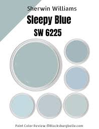 sherwin williams sleepy blue palette