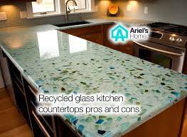Recycled Glass Kitchen Countertops Pros