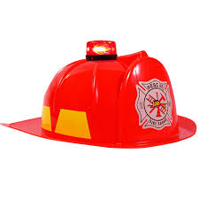 Funny Party Hats Dress Up Hats For Kids Role Play Police And Fireman Hat With Light Occupation Costumes