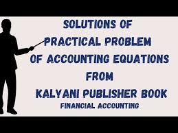Solution Of Accounting Equations