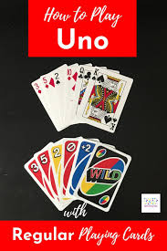 play uno with a regular deck of cards
