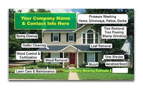 Now advertise your lawn care business with the help of this amazing set of templates that have been designed for lawn care flyers. Business Card Magnet Personalize A Lawn Care Magnet For Your Landscaping Business At Magnets Com