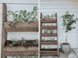 Our New Leaning Vertical Herb Garden