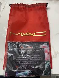 mac cosmetics holiday red bag with free