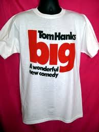 After wishing to be made big, a after wishing to be made big, a teenage boy wakes the next morning to find himself mysteriously in the body the imdb editors are anxiously awaiting these delayed 2020 movies. Rare 1988 Promotional Small T Shirt Movie Big Tom Hanks