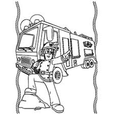 Customize the letters by coloring with markers or pencils. Firefighter Coloring Pages Free Printables Momjunction