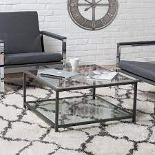 Coffee Table With Metal Frame