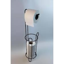 Tuvalet Kağıtlık WC Kağıtlığı Tuvalet Kağıdı Standı Yedekli Tuvalet Kağıt  Askısı 3 Renk Seçeneği