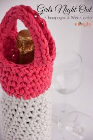 Wine Carrier Free Crochet Pattern