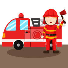 Znalezione obrazy dla zapytania wóz strażacki rysunek