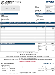 Sales Invoice Template For Excel