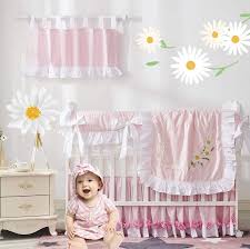 Girl S Pink Crib Bedding Set 100