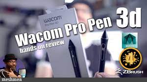 However, it can be an adjustment to draw on a tablet while you look at your pc or laptop screen. Wacom Pro Pen 3d Review And Setup Using Maya Mari And Zbrush Youtube