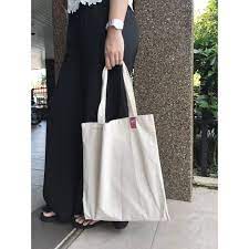 Or get them customized with your art, name, wedding. Plain Canvas Tote Bag High Quality Shopee Malaysia