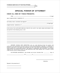 sle special power of attorney forms