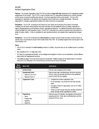 Sample Incident Command System Organization Chart Free Download