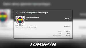 Fenerbahçe YouTube Katıl ücretli mi? - Tüm Spor Haber SPOR
